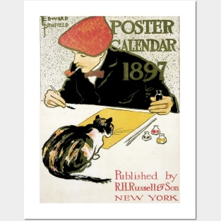 1897 Poster Calendar by Edward Penfield Posters and Art